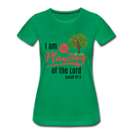 Isaiah 61 Women’s Premium T-Shirt - kelly green