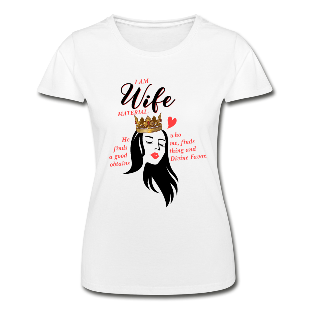 Wife Material Women’s T-Shirt EU/US - white