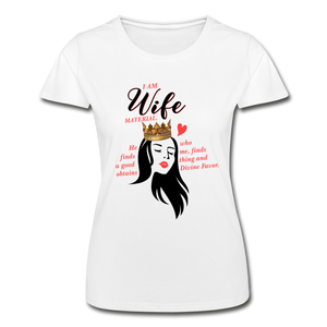 Wife Material Women’s T-Shirt EU/US - white