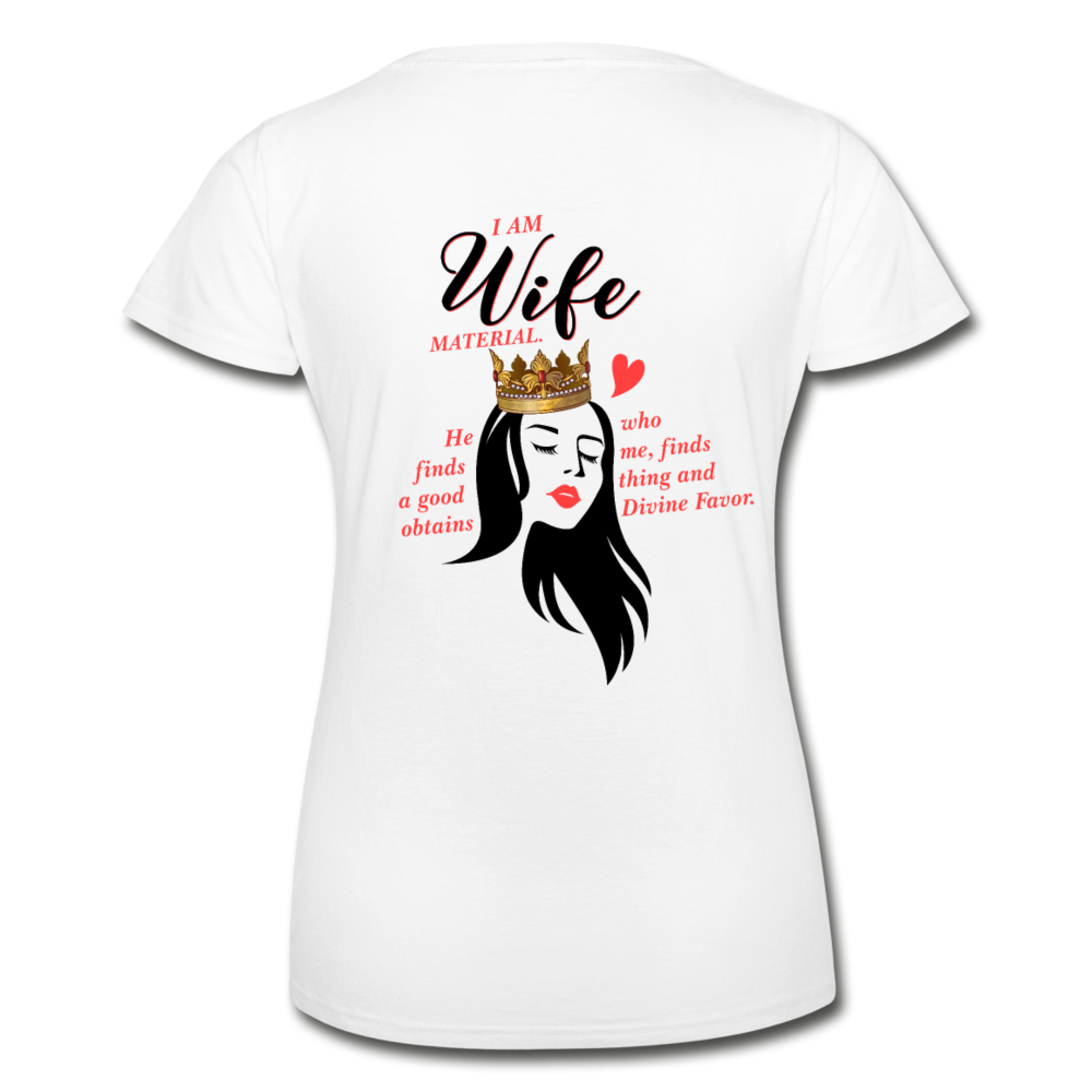 Wife Material Women’s T-Shirt EU/US - white