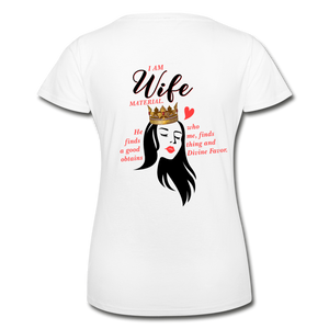 Wife Material Women’s T-Shirt EU/US - white