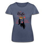 Wife Material Women’s T-Shirt EU/US - heather navy