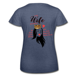 Wife Material Women’s T-Shirt EU/US - heather navy