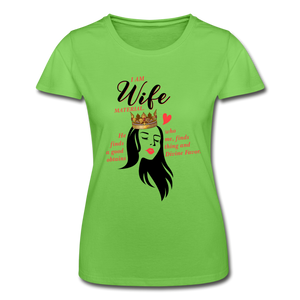 Wife Material Women’s T-Shirt EU/US - light green