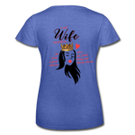 Wife Material Women’s T-Shirt EU/US - heather blue