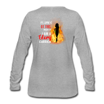 Flames Women's Premium Longsleeve Shirt EU - heather grey