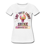 SHINE. Women’s Premium T-Shirt - white