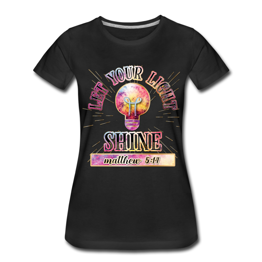 SHINE. Women’s Premium T-Shirt - black