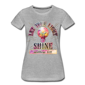 SHINE. Women’s Premium T-Shirt - heather grey