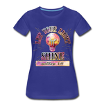 SHINE. Women’s Premium T-Shirt - royal blue