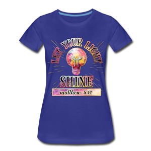 SHINE. Women’s Premium T-Shirt - royal blue