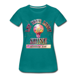 SHINE. Women’s Premium T-Shirt - diva blue