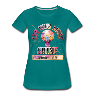 SHINE. Women’s Premium T-Shirt - diva blue