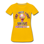 SHINE. Women’s Premium T-Shirt - sun yellow