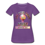 SHINE. Women’s Premium T-Shirt - purple