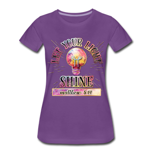 SHINE. Women’s Premium T-Shirt - purple