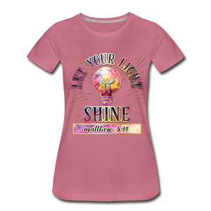 SHINE. Women’s Premium T-Shirt - mauve