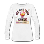 SHINE - Women's Premium Longsleeve Shirt - white