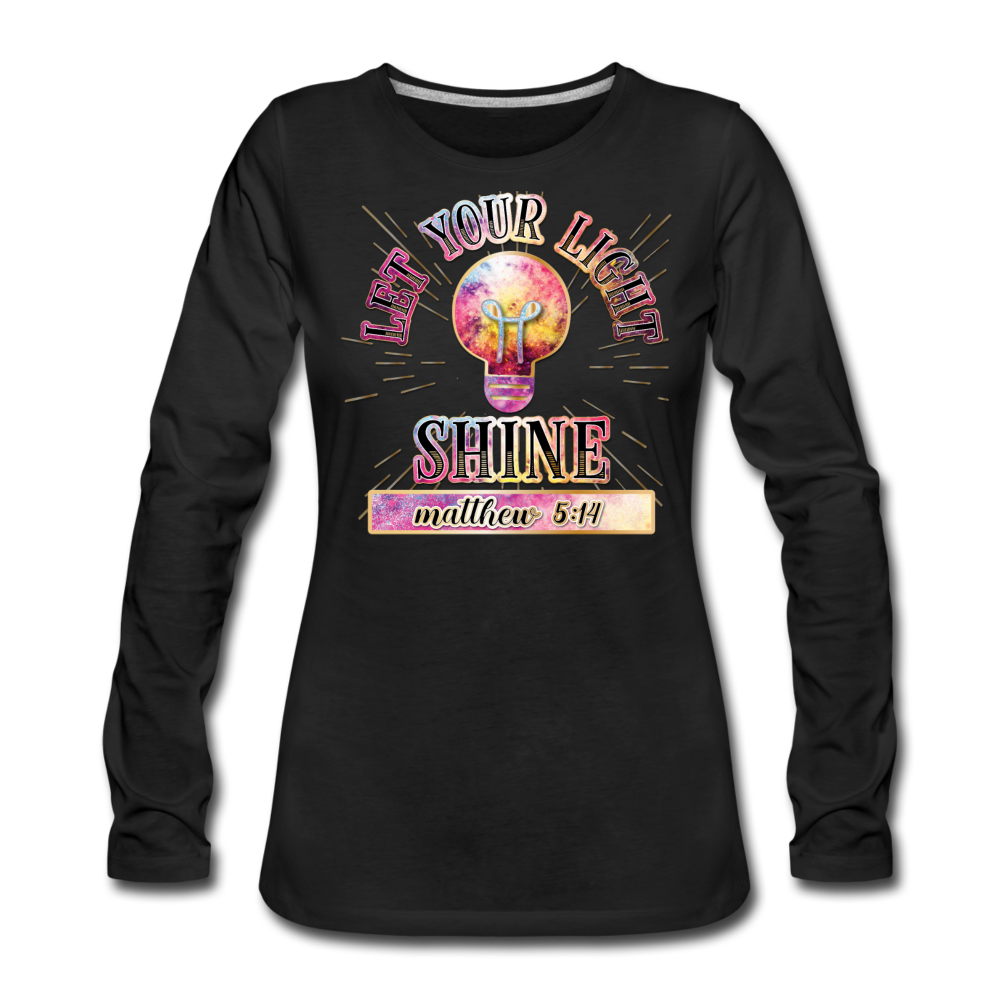 SHINE - Women's Premium Longsleeve Shirt - black