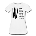 I AM Women’s Premium T-Shirt - white