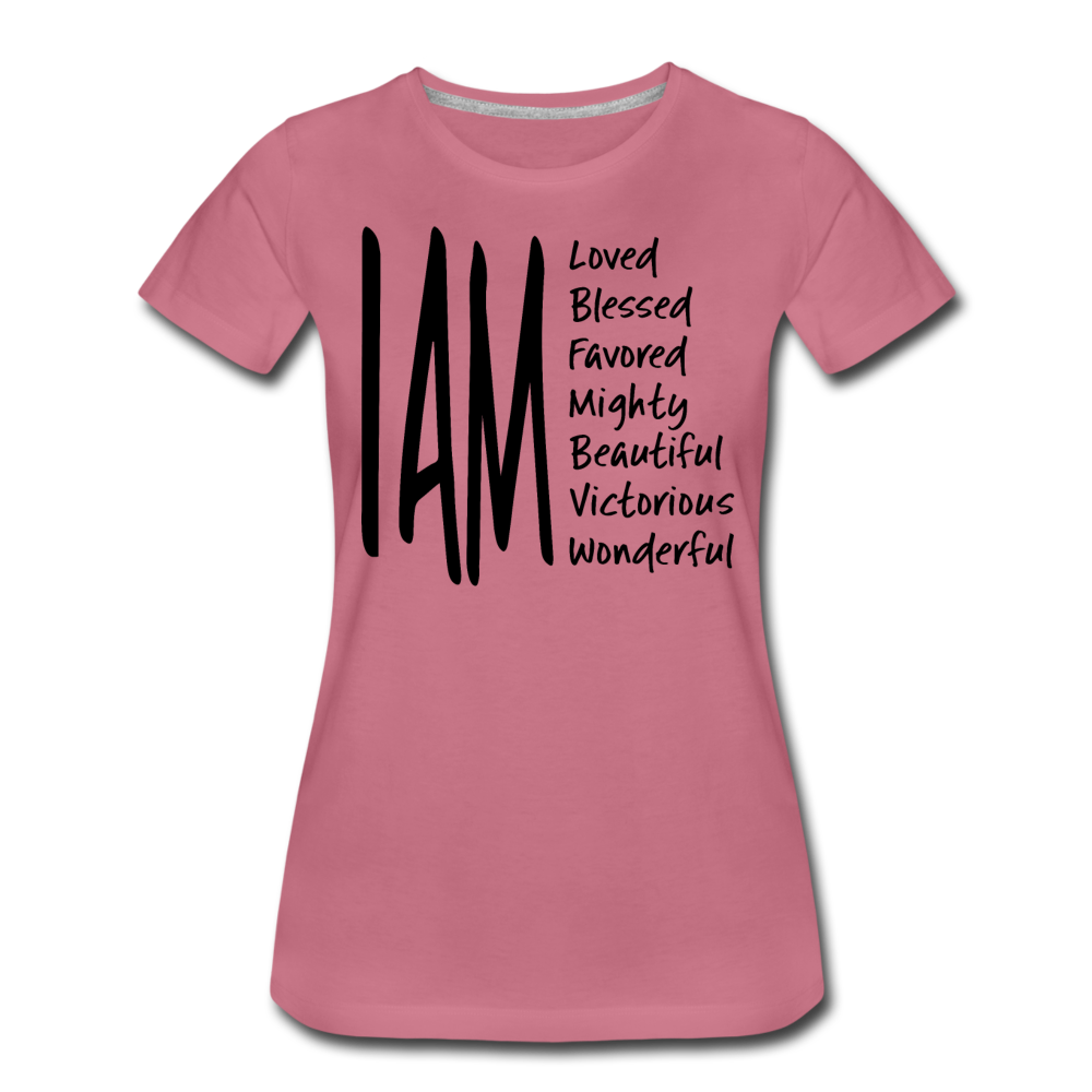 I AM Women’s Premium T-Shirt - mauve