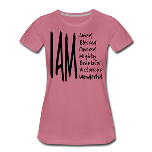 I AM Women’s Premium T-Shirt - mauve