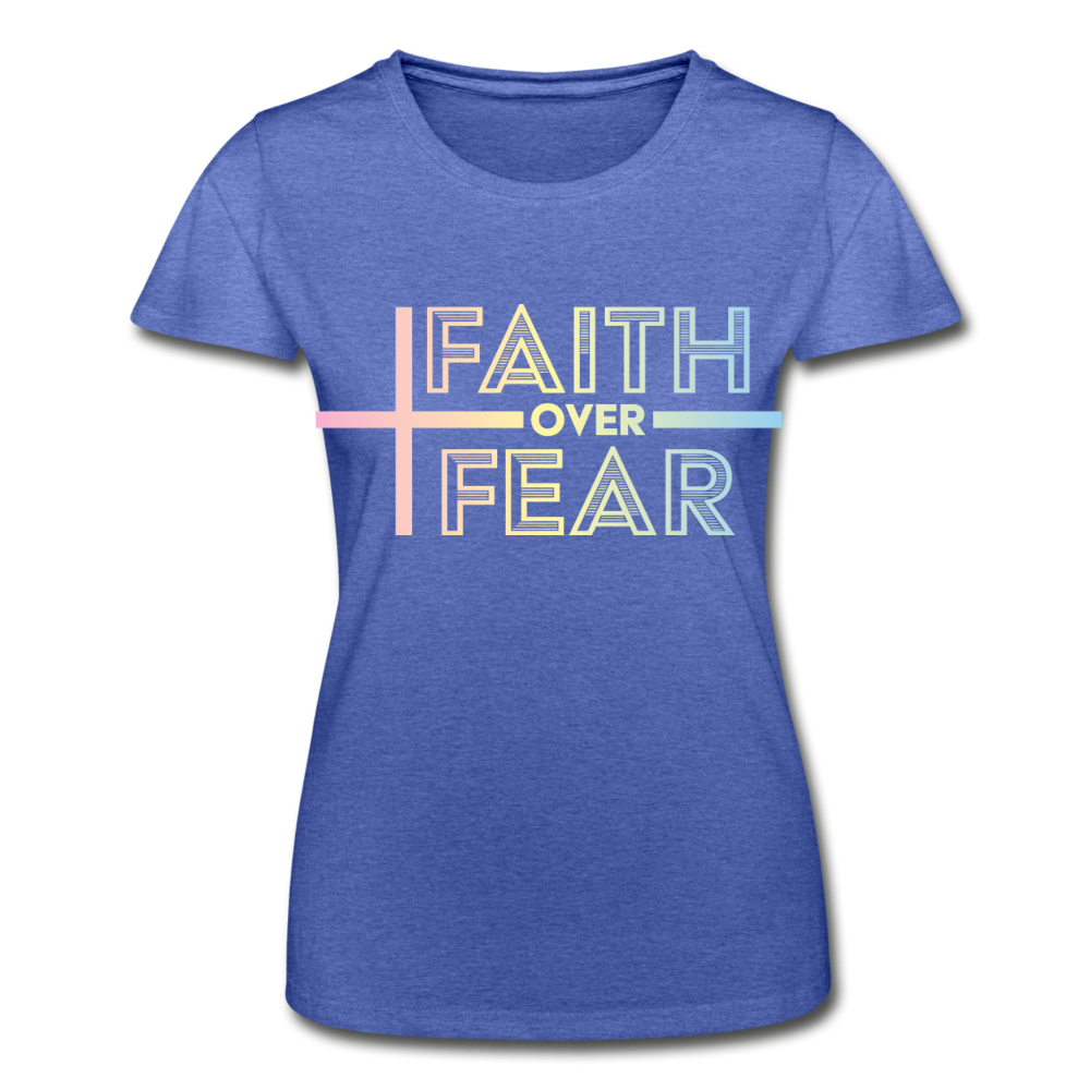 Faith Always- Women’s T-Shirt - heather blue
