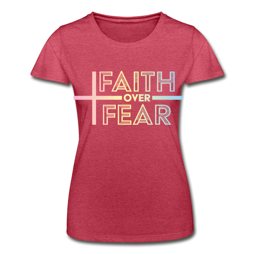 Faith Always Women’s T-Shirt - heather red