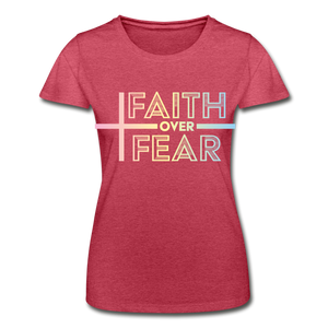 Faith Always Women’s T-Shirt - heather red