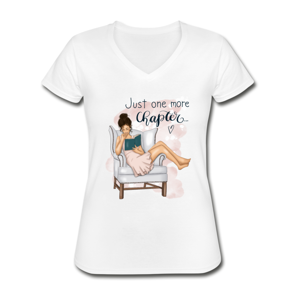 BOOK LOVERS- Classic Women’s V-Neck T-Shirt - white
