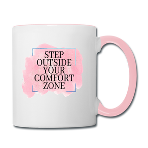 Empowerment righton-Contrasting Mug - white/pink