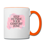 Empowerment righton-Contrasting Mug - white/orange