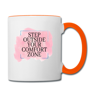 Empowerment righton-Contrasting Mug - white/orange