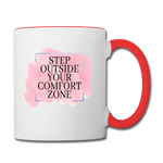 Empowerment righton-Contrasting Mug - white/red