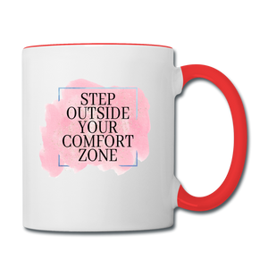 Empowerment righton-Contrasting Mug - white/red